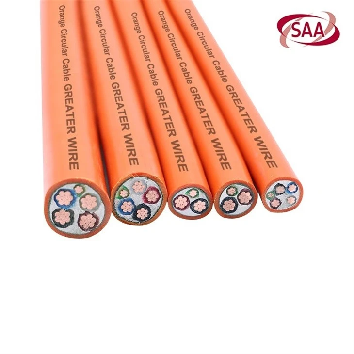 4c e orange circular cable